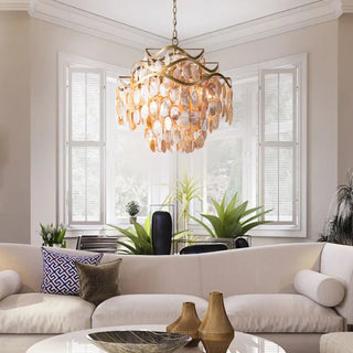 PURTYS Shell Natural Gilded Ceiling Light – view 1