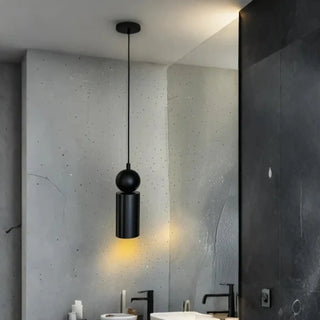 BUDU Burgundy and Gold Ceiling Light – view 2