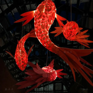 GOUROUI Creative Fish-Shape Ceiling Light – view 3