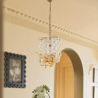 LUMIA Elegant Cubic Geometric Design Ceiling Light – view 4
