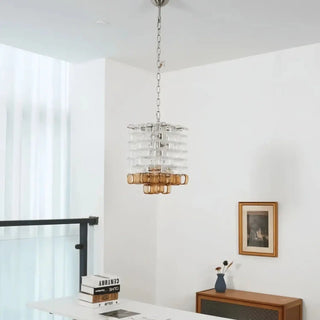 LUMIA Elegant Cubic Geometric Design Ceiling Light – view 5