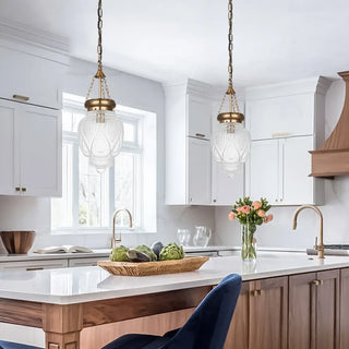 BAMA Vintage Style Glass Kitchen Ceiling Light – view 2
