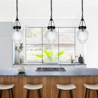 BAMA Vintage Style Glass Kitchen Ceiling Light – view 1