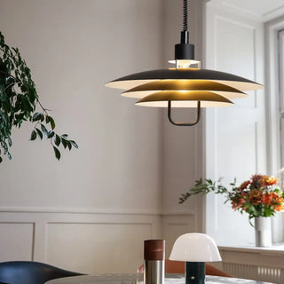 NODAK Danish White Black Nordic Kitchen Ceiling Light – view 2