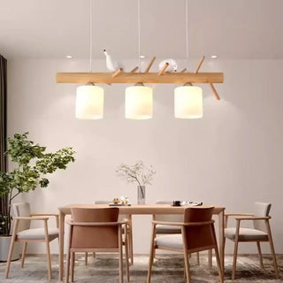 RAVIN Decorative Wood Birds Ceiling Light – view 5