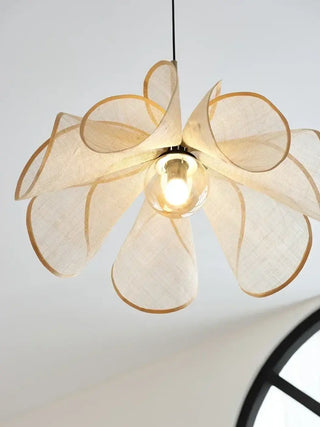 CAMI Delicate Translucent Leaf and Petals Ceiling Light – view 6