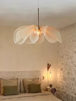 CAMI Delicate Translucent Leaf and Petals Ceiling Light – view 4