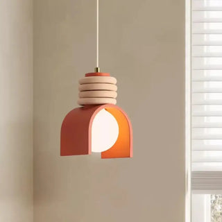 BOLOTSI Architectural Resin and Iron Modern Design Ceiling Light – view 2