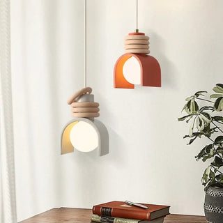 BOLOTSI Architectural Resin and Iron Modern Design Ceiling Light – view 1