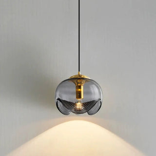 DENAH Glass Ball Ceiling Light in Gilded and Black – view 2