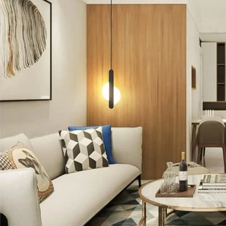 MINO Modern Black Circle Ceiling Light – view 3