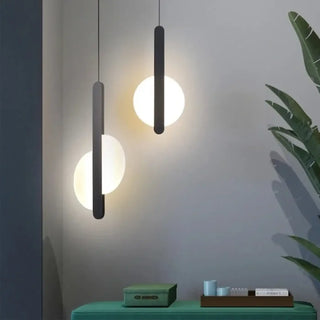 MINO Modern Black Circle Ceiling Light – view 5