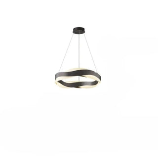 ALIANZA Chic Design with Gilded Metal Rings Ceiling Light – view 4
