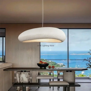 PIARE Contemporary Stone Effect Pendant – view 2