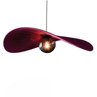 Modern fabric pendant light, soft textile diffuser contemporary ceiling fixture