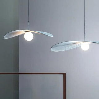 Designer fabric pendant lamp, contemporary soft textile diffuser ceiling hanging light