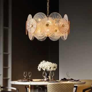 HANGI Gilded Light Disc Ceiling Light – view 1