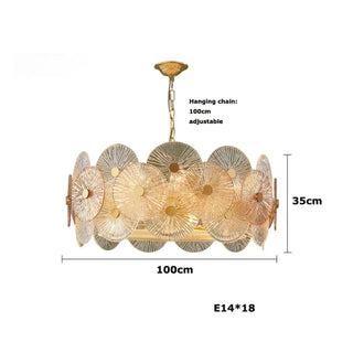 HANGI Gilded Light Disc Ceiling Light – view 5