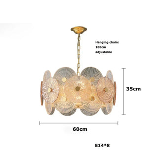HANGI Gilded Light Disc Ceiling Light – view 7