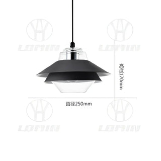 ARIELLA Double Colored Shade Design Ceiling Light – view 13
