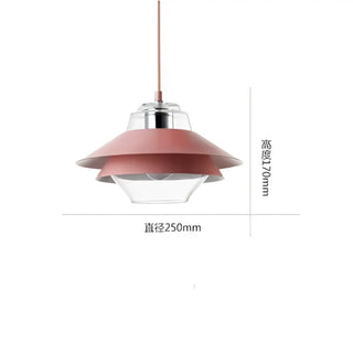 ARIELLA Double Colored Shade Design Ceiling Light – view 6