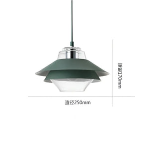 ARIELLA Double Colored Shade Design Ceiling Light – view 14