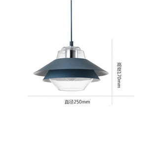 ARIELLA Double Colored Shade Design Ceiling Light – view 15