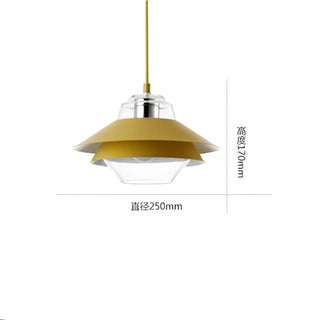 ARIELLA Double Colored Shade Design Ceiling Light – view 8
