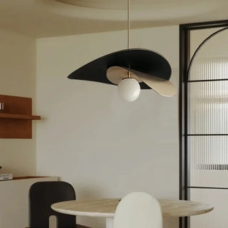 RAVINE Minimalist Metal Black Gold Ceiling Light – view 3