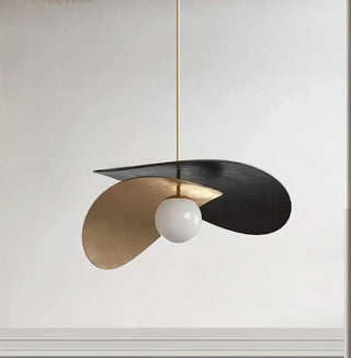 RAVINE Minimalist Metal Black Gold Ceiling Light – view 4