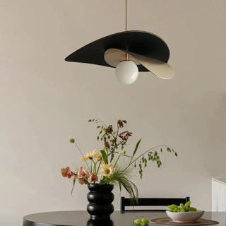 RAVINE Minimalist Metal Black Gold Ceiling Light – view 1
