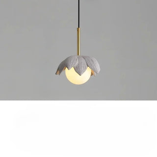 KALYX Stylized Flower Opaline Globe Ceiling Light – view 14