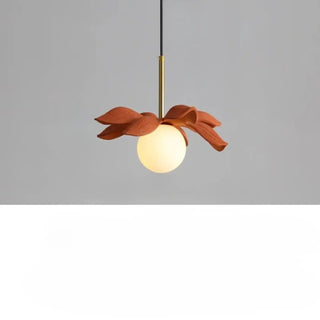 KALYX Stylized Flower Opaline Globe Ceiling Light – view 16