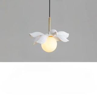 KALYX Stylized Flower Opaline Globe Ceiling Light – view 18