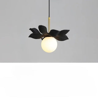 KALYX Stylized Flower Opaline Globe Ceiling Light – view 7