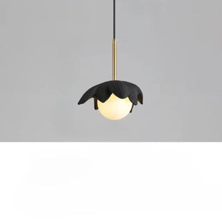 KALYX Stylized Flower Opaline Globe Ceiling Light – view 11