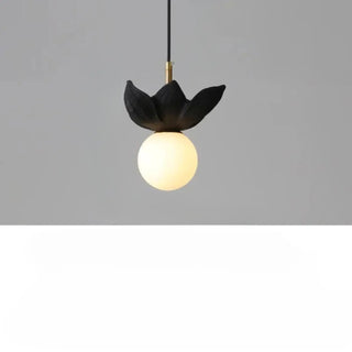 KALYX Stylized Flower Opaline Globe Ceiling Light – view 3