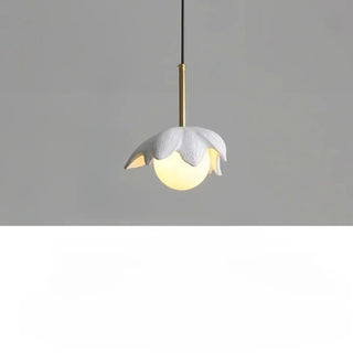 KALYX Stylized Flower Opaline Globe Ceiling Light – view 13