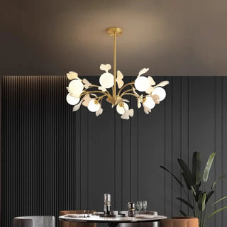 LEVITS Floral Gilded Metal Design Ceiling Light – view 1