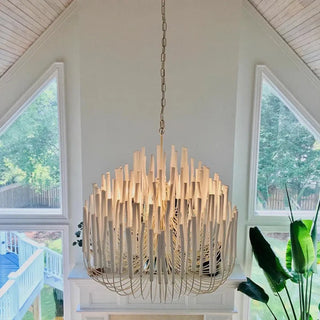 BILOU White Candle Shape Design Ceiling Light – view 3
