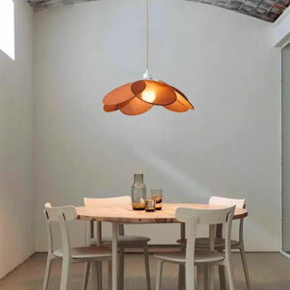 BLOOMY Flower Shape Textile Petals Ceiling Light – view 4