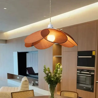 BLOOMY Flower Shape Textile Petals Ceiling Light – view 5