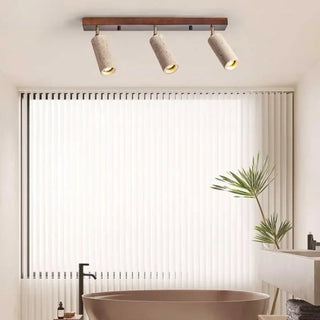 VACACE Industrial Stone and Metal Design Ceiling Light – view 3