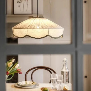 PONAIS Japanese Design Fabric Ceiling Light – view 1