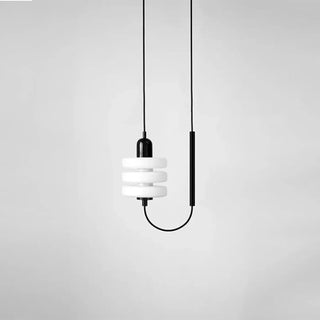 MAINAH Minimalist White Glass Ceiling Light – view 5