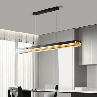 DESAL Modern Elongated Gilded Finish Ceiling Light – view 2