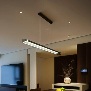 DESAL Modern Elongated Gilded Finish Ceiling Light – view 3