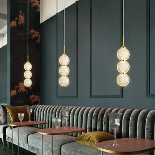 LOLUMI Modern Glass Ball Design Ceiling Light – view 3