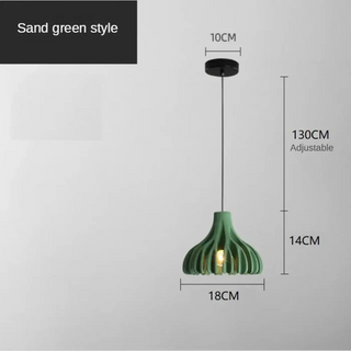 Energy efficient adjustable LED ceiling pendant, modern brightness hanging fixture