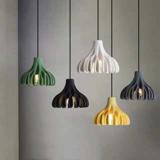 Modern energy efficient LED pendant light, adjustable brightness ceiling fixture